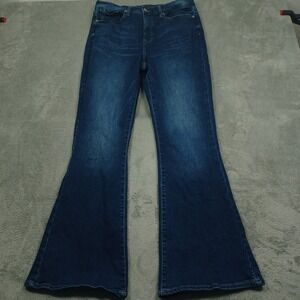 Lucky Brand Women's Dark Blue Flare Jeans